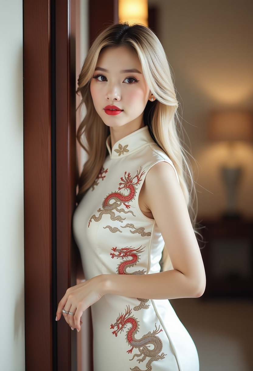 她说